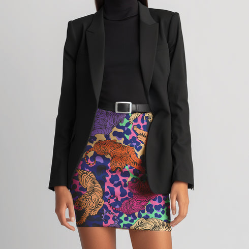 Easy Tiger Mini Skirt in Pink